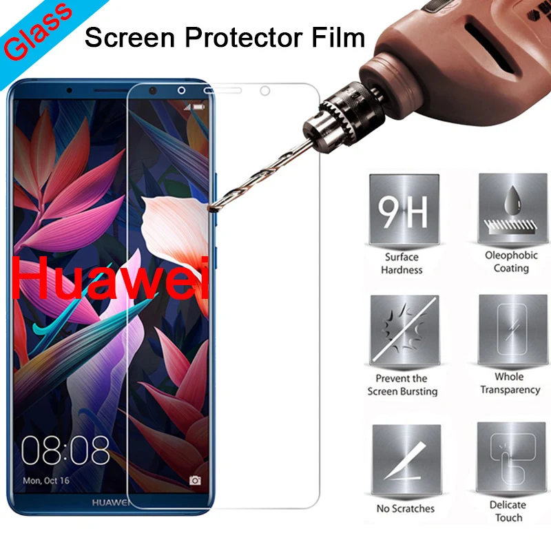 Взрывозащищенное Закаленное стекло для Huawei Y6 Pro 2019 Защитное Y9 протектор экрана Y5