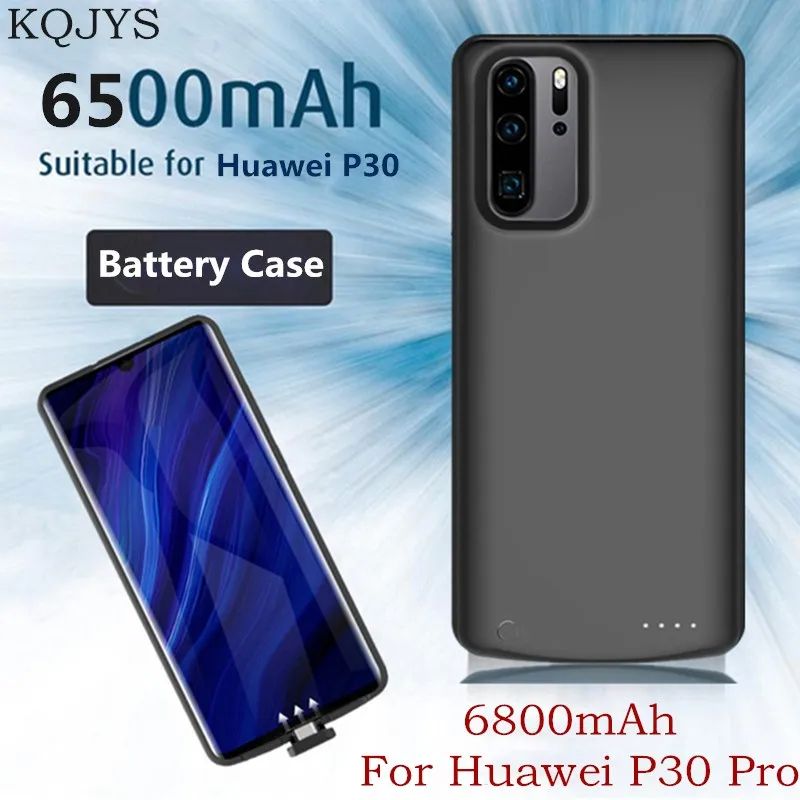 Портативный внешний аккумулятор KQJYS чехлы для зарядного устройства Huawei P30 чехол