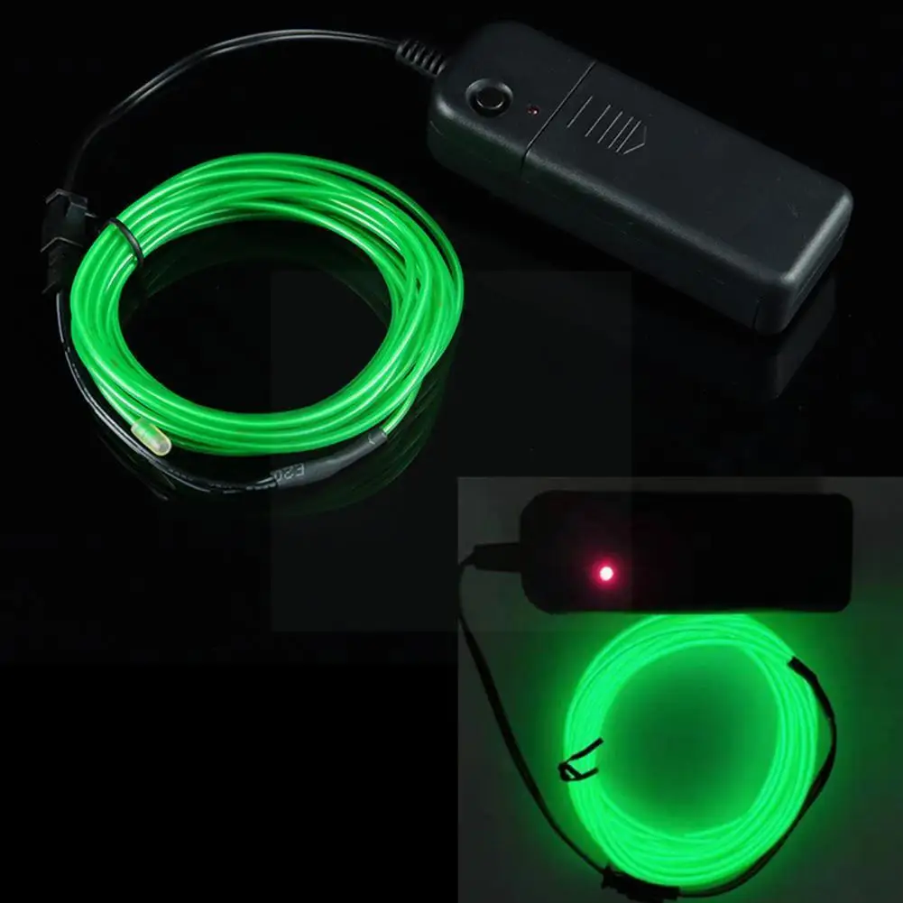 

100cm Outdoor Atmosphere Light Luminous Line Cold Light 3v Set Atmosphere Battery Led Light Box Line S8k5