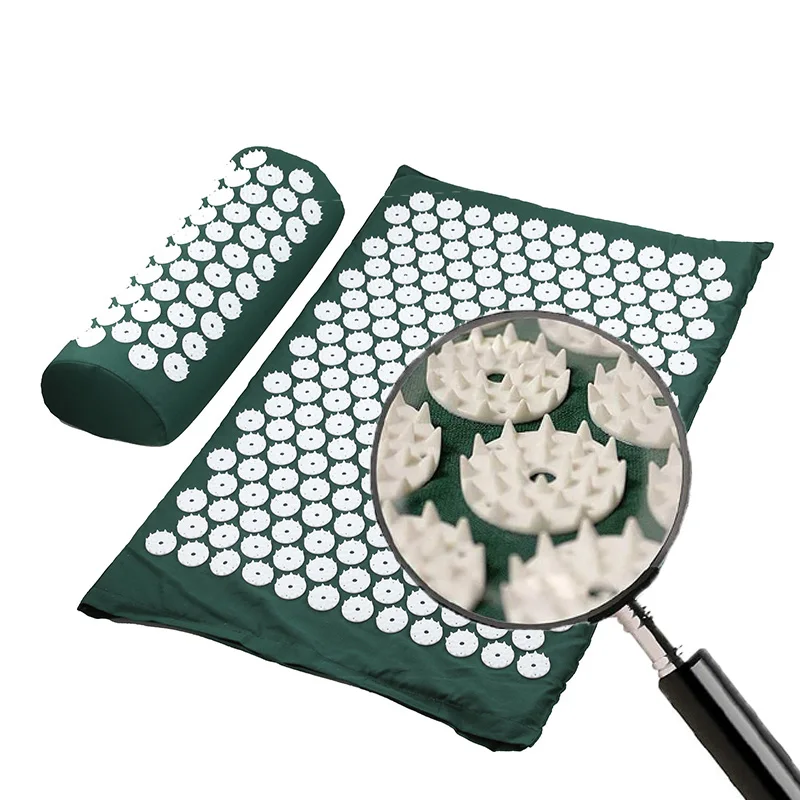 Коврик и подушка для акупрессуры массажер шеи спины ног от боли стресса | Спорт