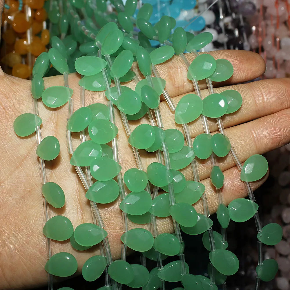 Натуральный камень Хрустальный авантюрин бисер Подвески для изготовления