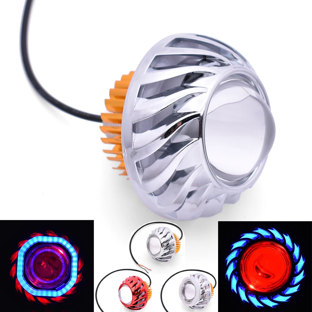 Горячая мотоциклетная светодиодный фонарь Angel Eyes 34 Вт 2000LM Hi/Lo/Strobe Beam Lamp для Triumrh