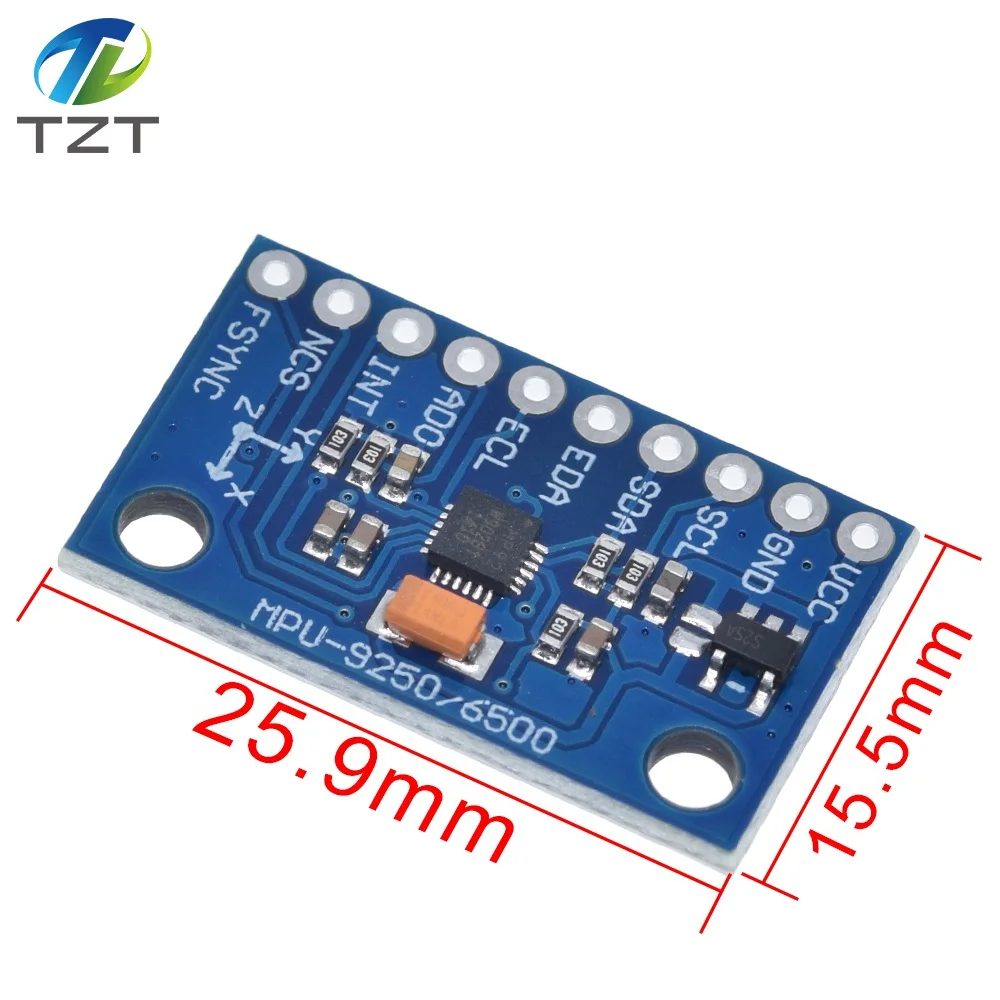 MPU 9250 GY 9 осевой датчик модуля I2C/SPI связи Thriaxis гироскоп + трехосный акселерометр