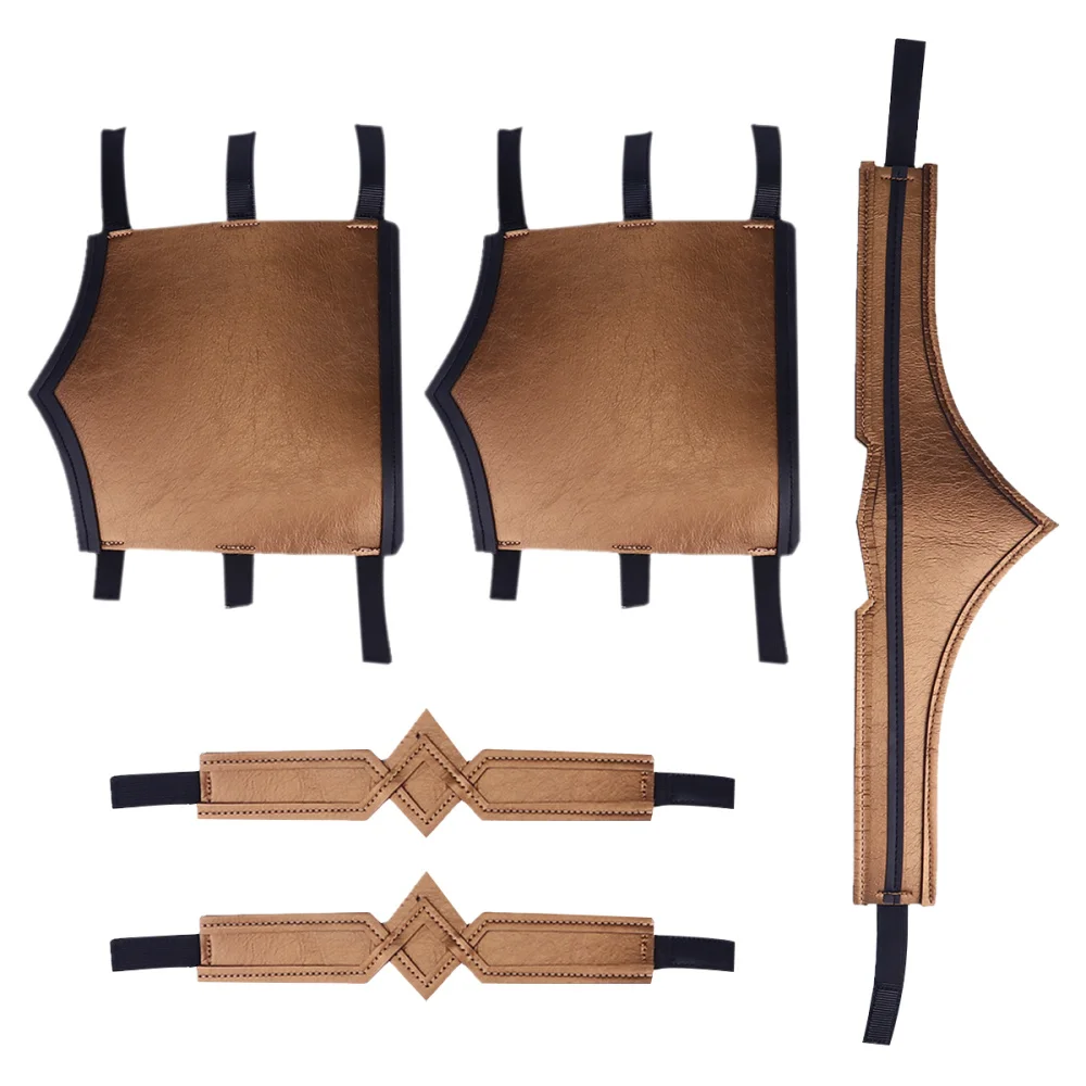 

1 Set Medieval Knight Arm Cuff Bracer Buckle Strap Wrist Band Costume Gear