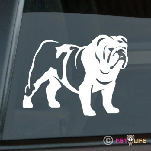 

British Bulldog Sticker Die Cut Vinyl - english computer decal