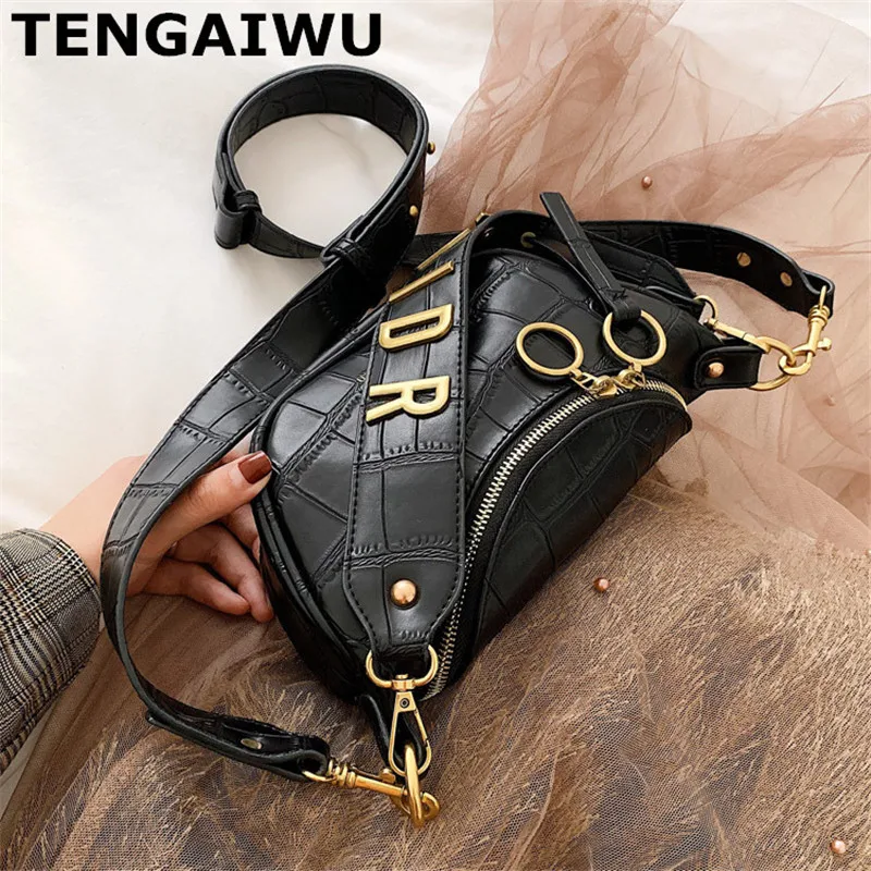 Новая женская сумка через плечо модные сумки Крокодил на для женщин дизайнерские