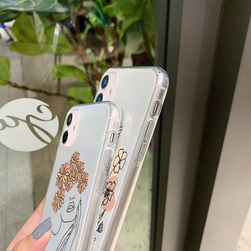 Чехол с цветочным принтом для Samsung S21 Ultra Note 20 10 plus 8 9 S9 S8 S10 S20 FE A30 A51 A70 A71 A40 A50 A21S |