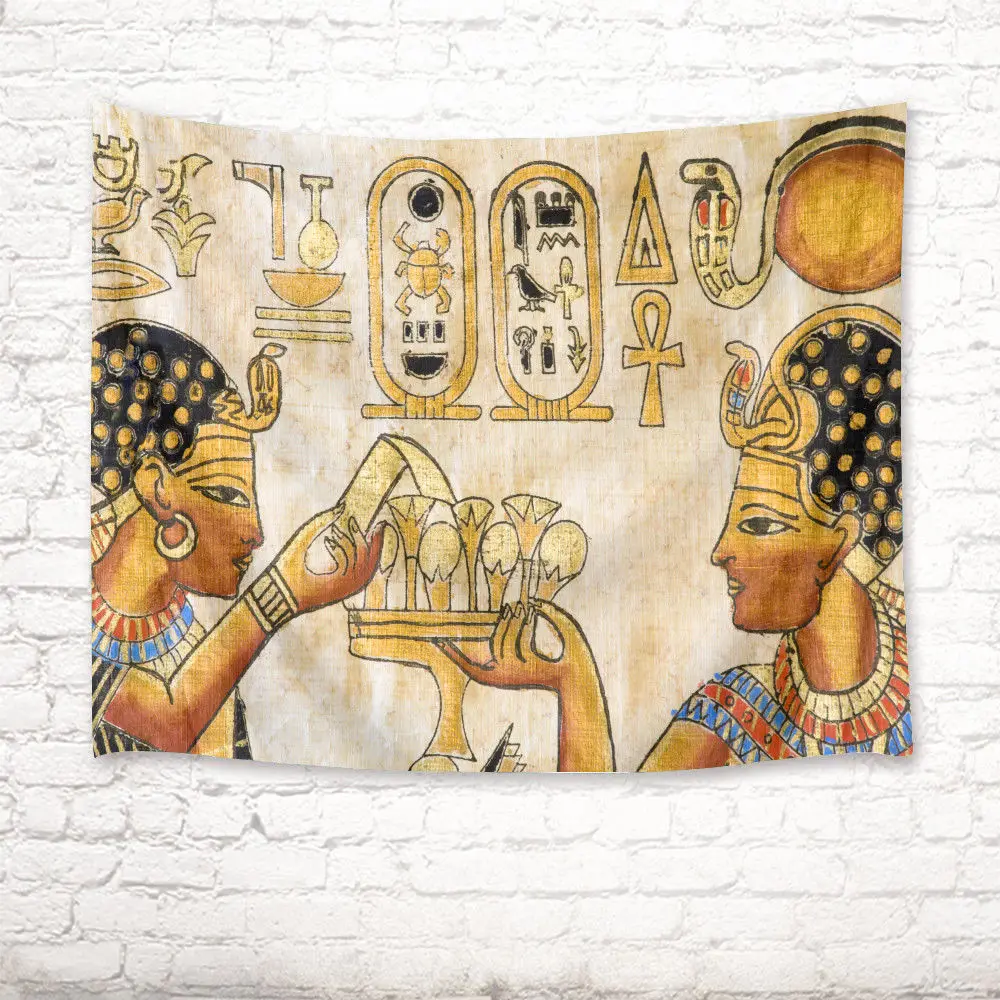 

Ancient Egyptian Papyrus Tapestry Wall Hanging Living Room Bedroom Dorm Decor