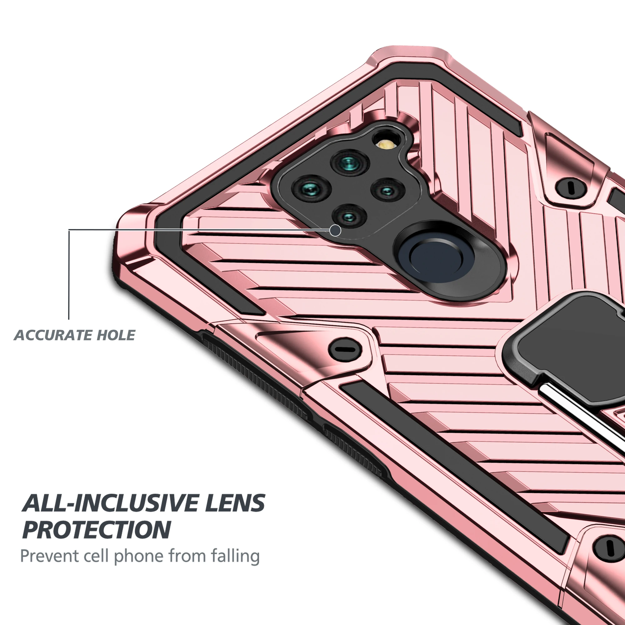 

For Xiaomi Redmi Note 9S Case Shockproof Car Holder Ring Magnet Case For Redmi Note 9 Pro Max Rugged Armor Back Cover