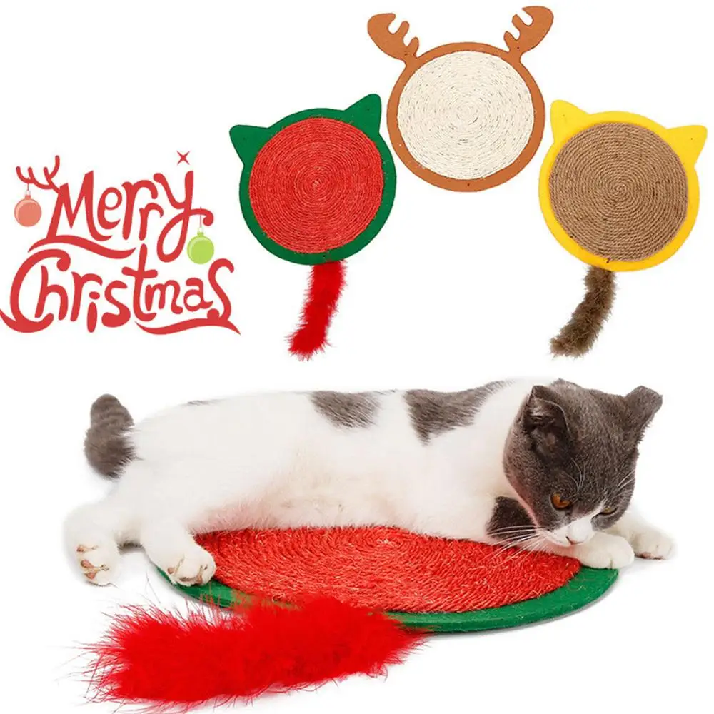 Игрушки для кошек на Хэллоуин кошачьи царапины сизаль плюш коврик игрушка