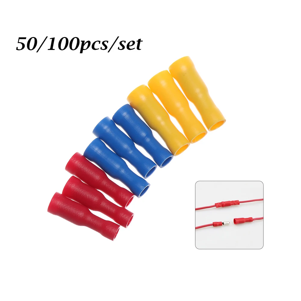 50/100 шт./компл. практичный женский и мужской изолированный Электрический стыковой