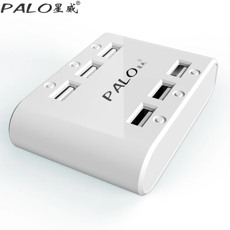 PALO EU US AU UK высокоскоростной 6 портовый Универсальный Micro USB зарядное устройство