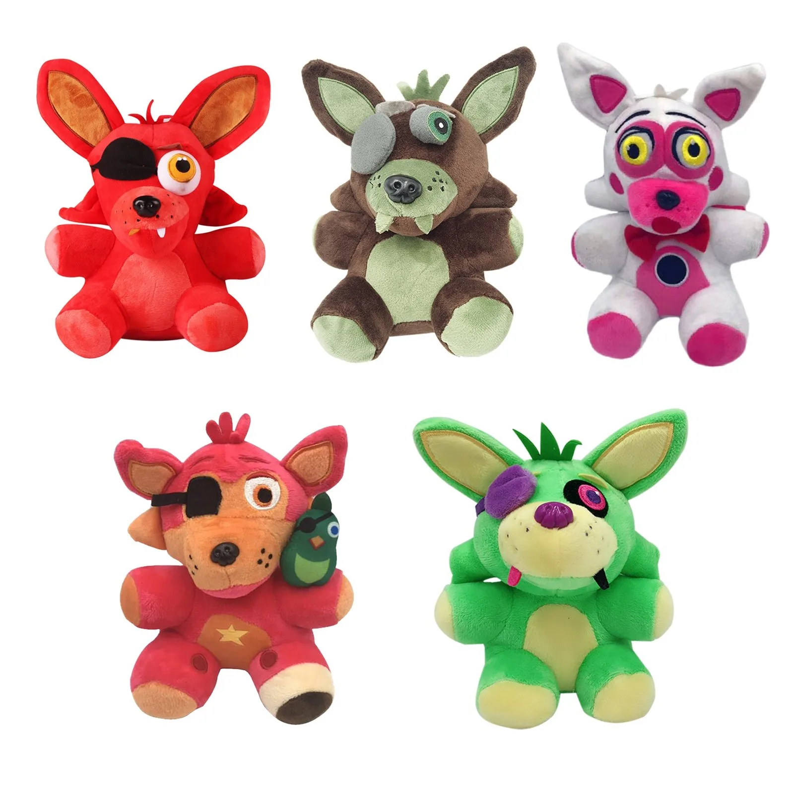 

Five Night At Freddy Plush Toys FNAF Nightmare Teddy Bear Dolls Stuffed Animal Doll Children Birthday Gift For Kids Plush Toy #5