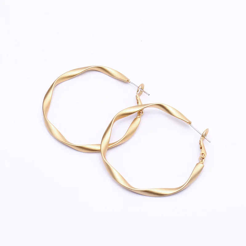 ELEGANCE11 женские серьги-кольца из розового золота Роскошные Дизайнерские геометрические круглые серьги для женщин серьги для костюма золотые кольца - Окраска металла: Gold-M
