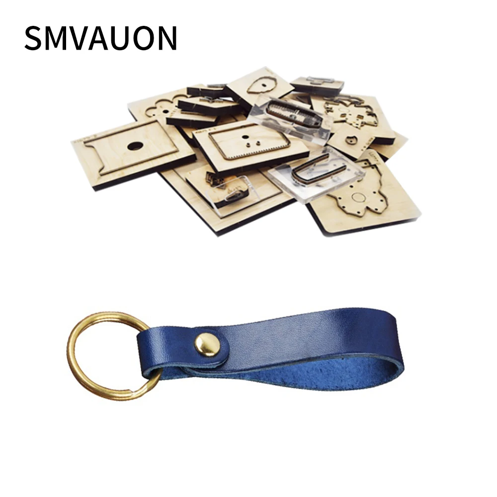 

Simple Pendant Key Chain Diy New Jewelry Wood Mold Fashion Ring Cutter For Leather Suitable For Die Cutting Machines SMVAUON