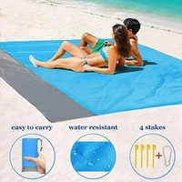 2x2 1m waterproof beach blanket outdoor portable picnic mat camping ground mat mattress camping camping bed sleeping pad