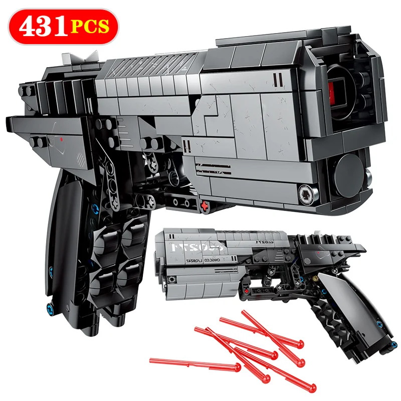 431 шт. городской полиции сигнал ружьё модель строительные блоки для военно