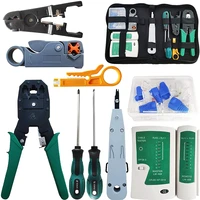 htoc network repair tool ethernet lan network cable tester computer maintenance coax crimper tool for rj 451112