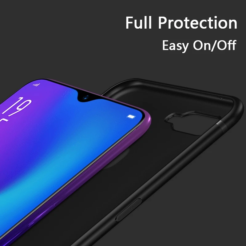 Чехол UPaitou для OPPO F9 Pro F1S F1 F3 Plus F5 молодежный чехол мягкий силиконовый матовый