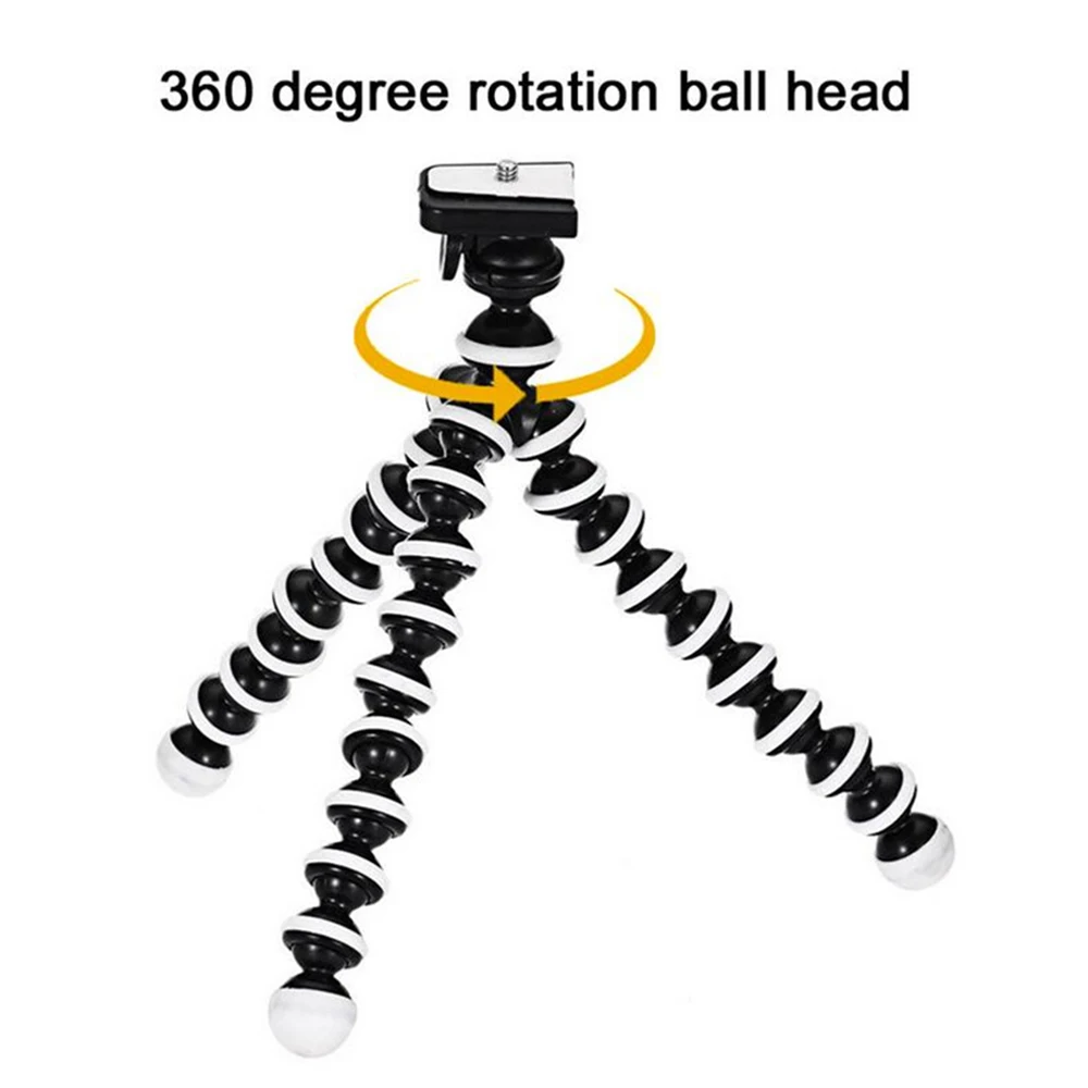 Octopus Tripod Lightweight Portable Mobile Camera Holder Clip Smartphone Monopod Tripe Stand S M L XL Size for Phone | Электроника