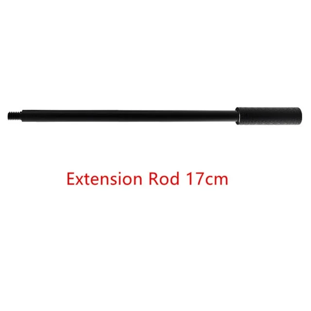 Extension Rod Алюминий Магниевый сплав аквариум Водоросли скребок щетка для очистки с 10 лезвиями из нержавеющей стали для водных растений коралловый риф - Цвет: Extension Rod