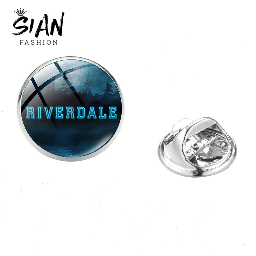 Азиатских ривердейл модная загадки плакат Броши стеклянный купол нержавеющая
