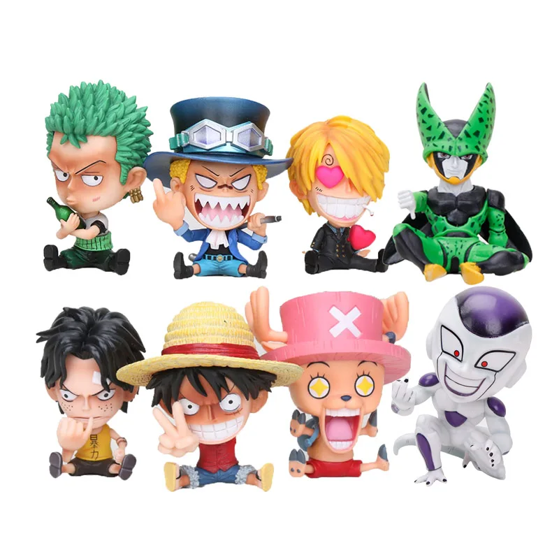 Luffy фигурка One Piece Sanji Roronoa Zoro держатель бутылки вина французский автомобиль