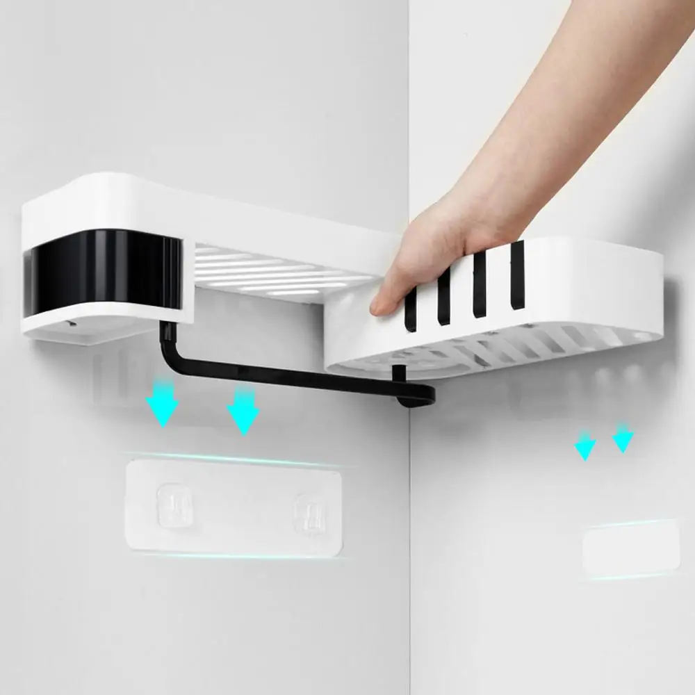 Угловая полка для душа ванной комнаты держатель кухни стеллаж хранения