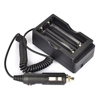 double charger 18650 with dual lithium battery charger double slot charger 18650