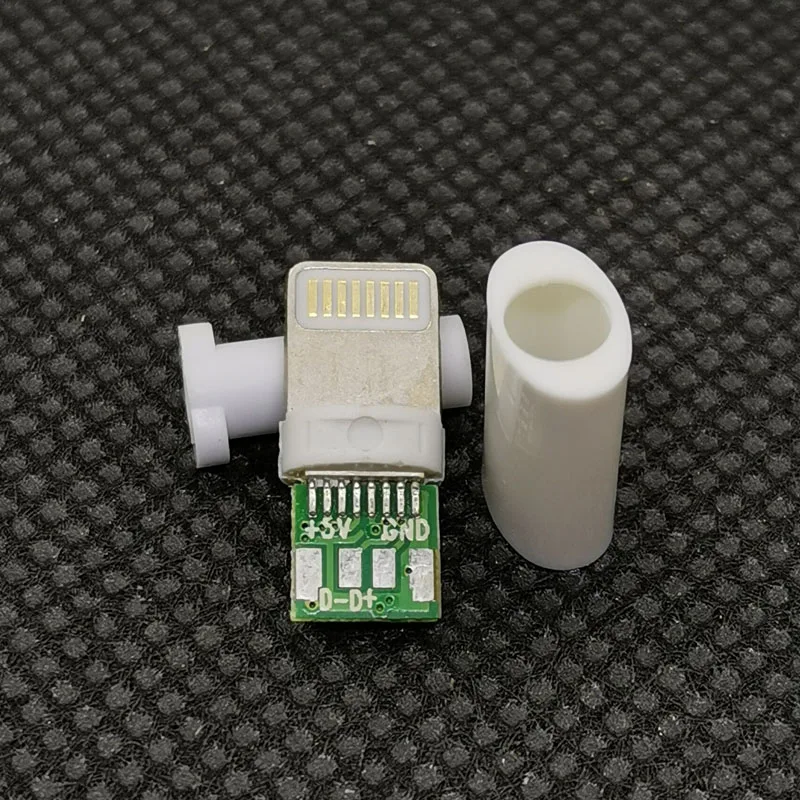 50 компл./лот 3 в 1 DIY освещение 8P штекер с микросхемой IC для iphone 5S / 6 сварной провод |