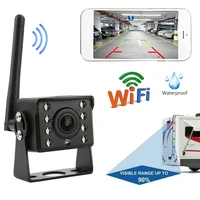 wifi wireless car truck rv trailer rear view backup camera fit for ios android