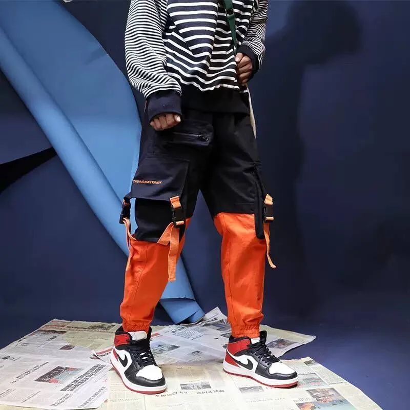 

Cargo Pants Men Streetwear Harem Pants Joggers Harajuku Sweatpants Hip Hop Streetwear Trousers