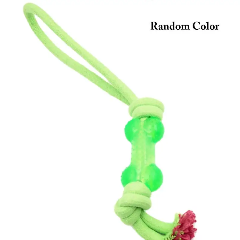 

1 шт. веревка для домашних животных с защитой от укусов, Интерактивная игрушка, жевательная игрушка с узлом для домашних животных, игрушки дл...