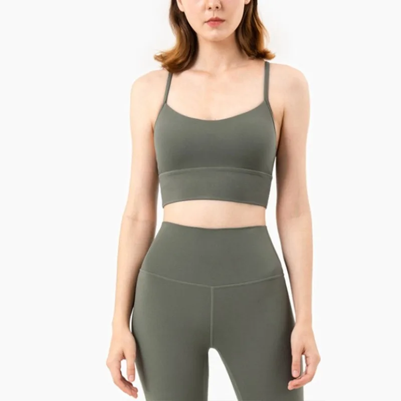 High-intensity Sports Shockproof Gathered Y-shaped Beautiful Back Women Tank Tops