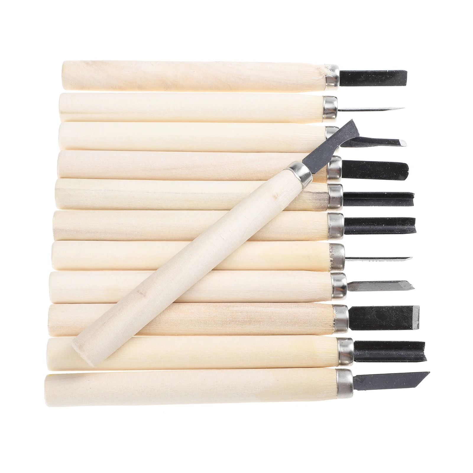 

12pcs Durable Marking Knives Multi-use Wood Carving Cutter Carving Chisel Tool