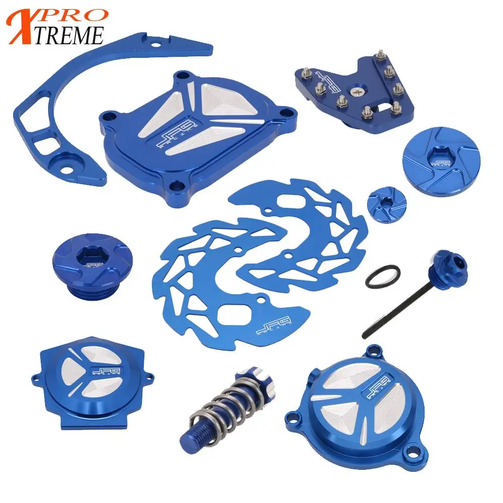 

ATV Cylinder Head Oil Filter Cover Guard Oil Filler Plug Oil Dipstick Brake Pedal Tip For Yamaha Raptor 700 700R YFM700 YFM700R