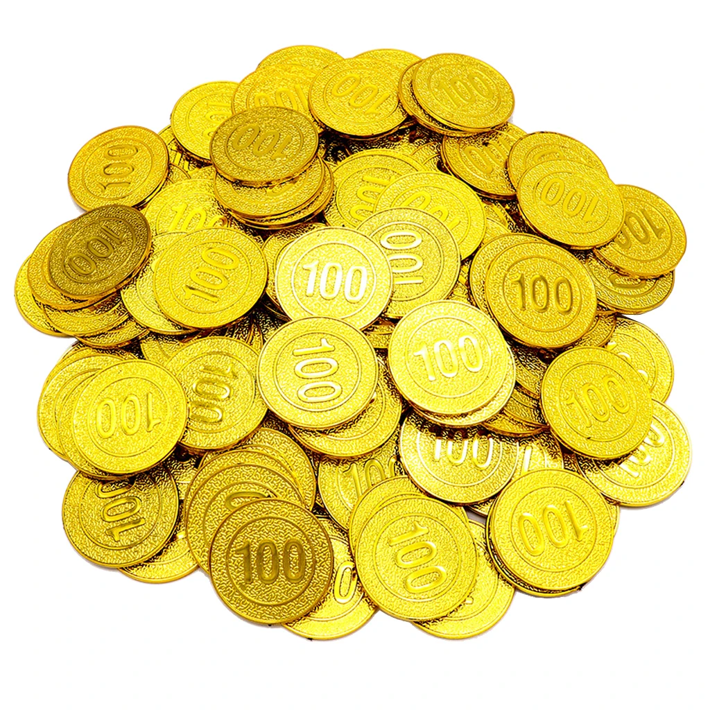 

100 Pieces Bingo Counting Plastic Math Game Countertops Plastic Markers