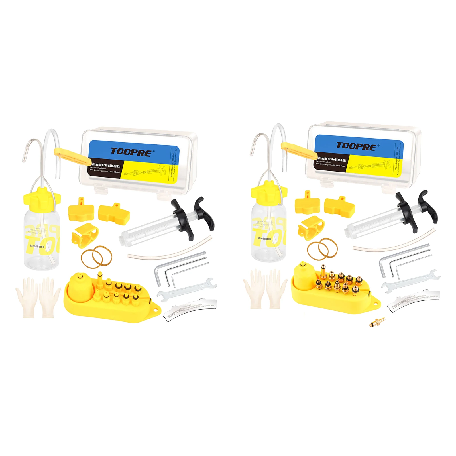 

Bike Brake Oil Bleed Kits Deluxe Hydraulic Brake Bleeding Syringe Funnels