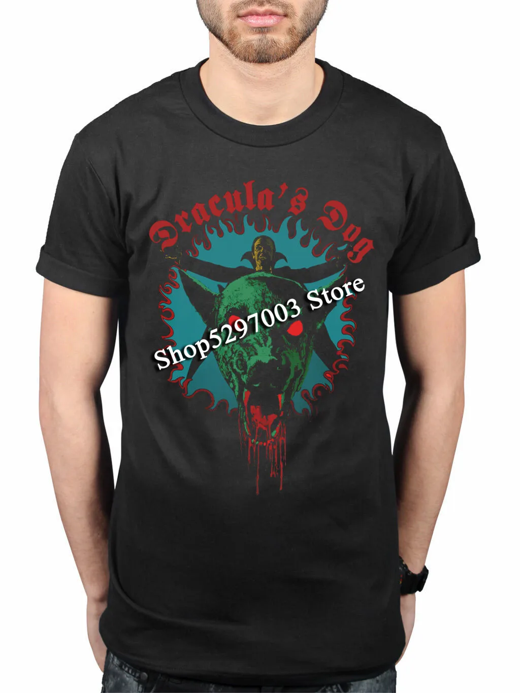 Plan 9 Dracula'S Dog новинка унисекс графическая футболка Merch мужская черная крутая