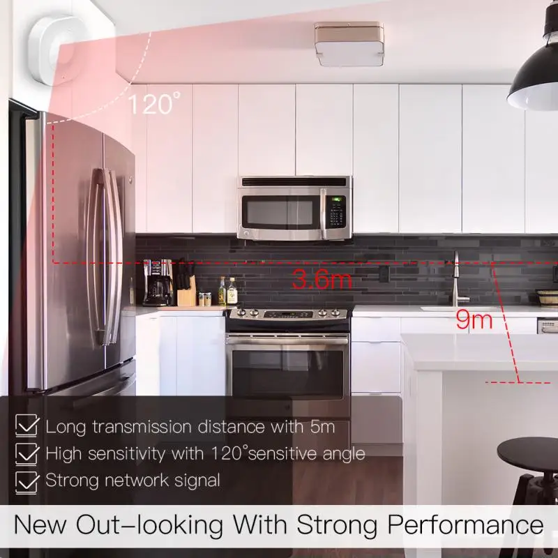 

Smart Home WiFi PIR Motion Sensor Human Body Infrared Security Alarm Detector Infrared Security Tuya Smart Life Sensor