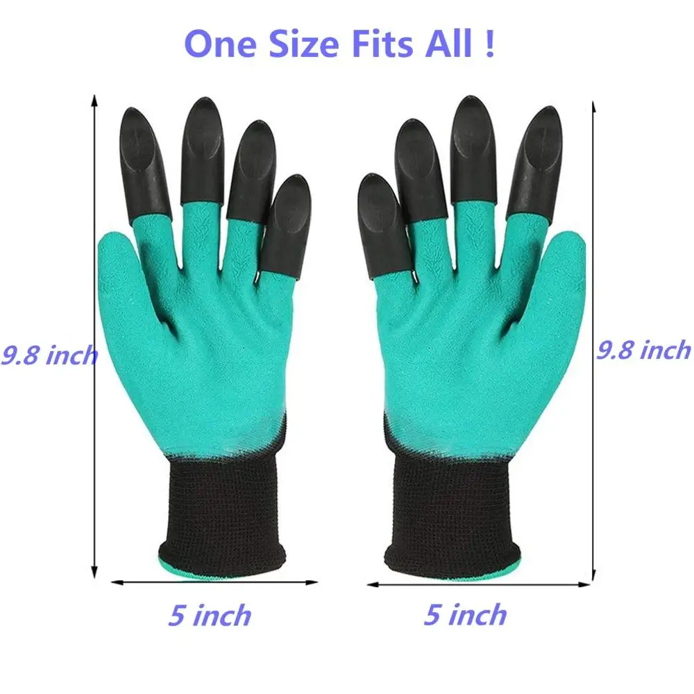 Садовые перчатки с когтями Genie водонепроницаемые и дышащие для копки лучшие