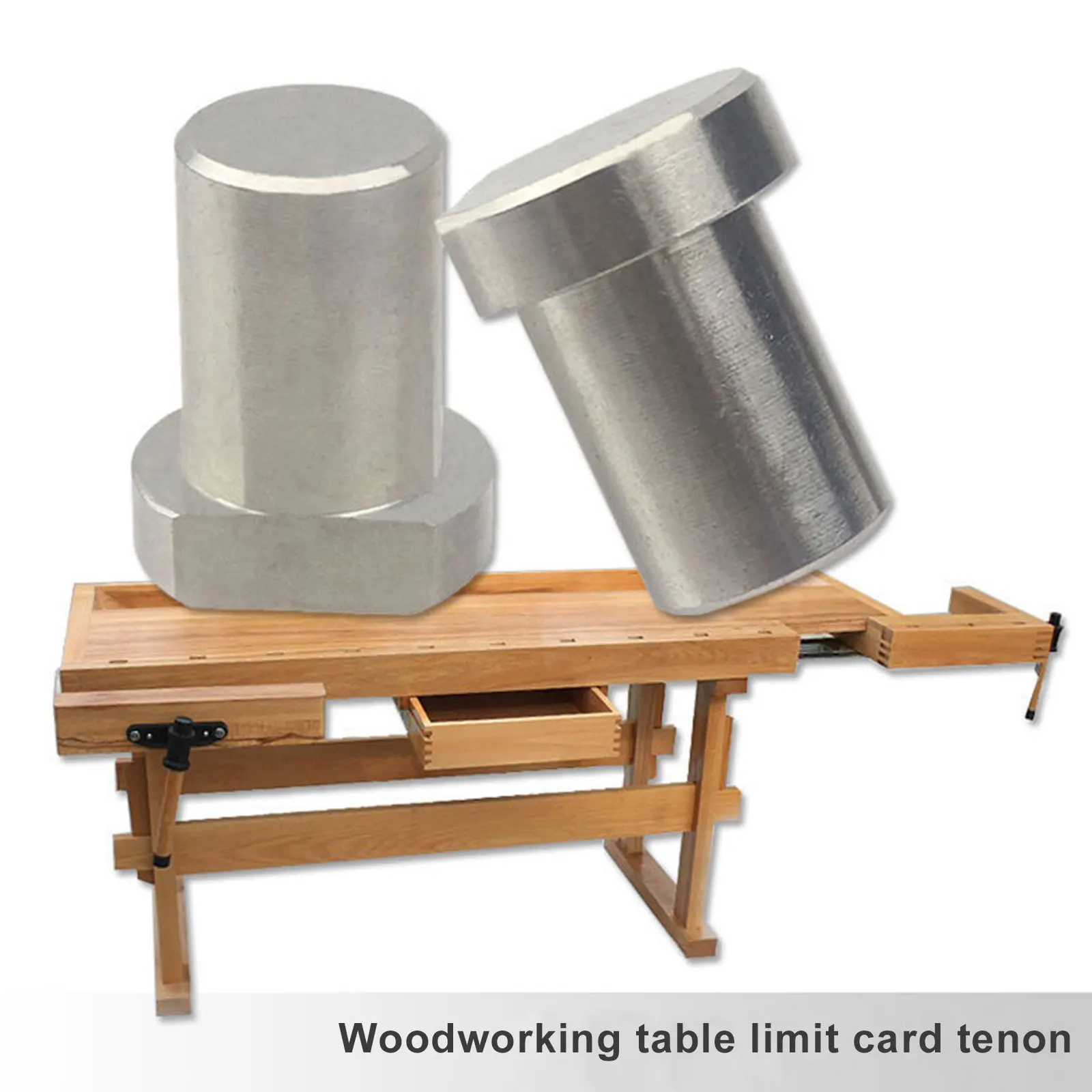 

Cheapest Workbench Stoppers Stainless Steel Fixed Woodworking Table Accessories Metal Limit Tenon Blocks