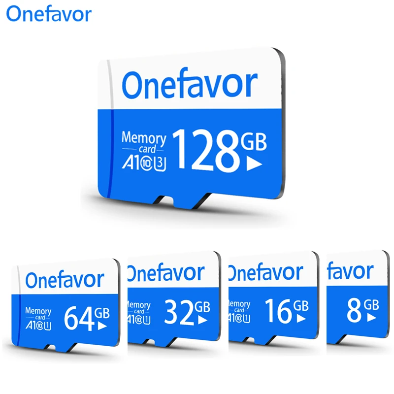 Onefavor карта памяти Micro SD класс 10 128 ГБ 64 32 16 8 Гб|Карты памяти| |