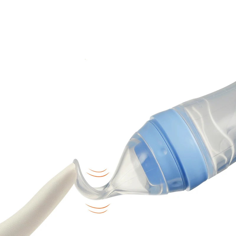 120 мл силиконовая Мягкая ложка для головы рисовая паста бутылка детского