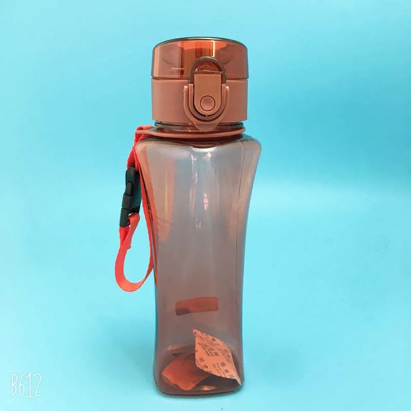 Wine Red Спортивные Бутылки для воды 400/600ml Протеин шейкер для путешествий на открытом воздухе Портативный герметичные Тритан Пластик напитков бутылка без добавления бисфенола А - Цвет: Wine Red