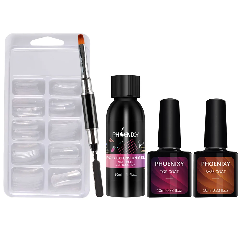 Набор для маникюра с накладными ногтями раствор наращивания стальная ручка