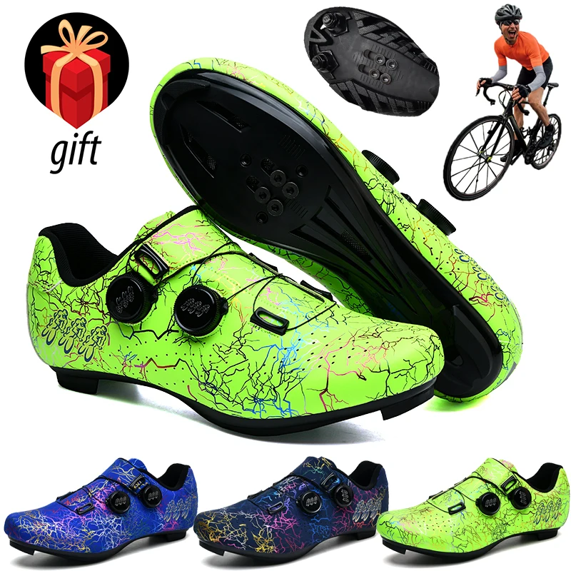 

Bicycle Sports Shoes New Listing Men Self-locking Road Bicycle Shoes Non-slip MTB Bicycle Shoes Outdoor SPD Racing Cycling Shoes