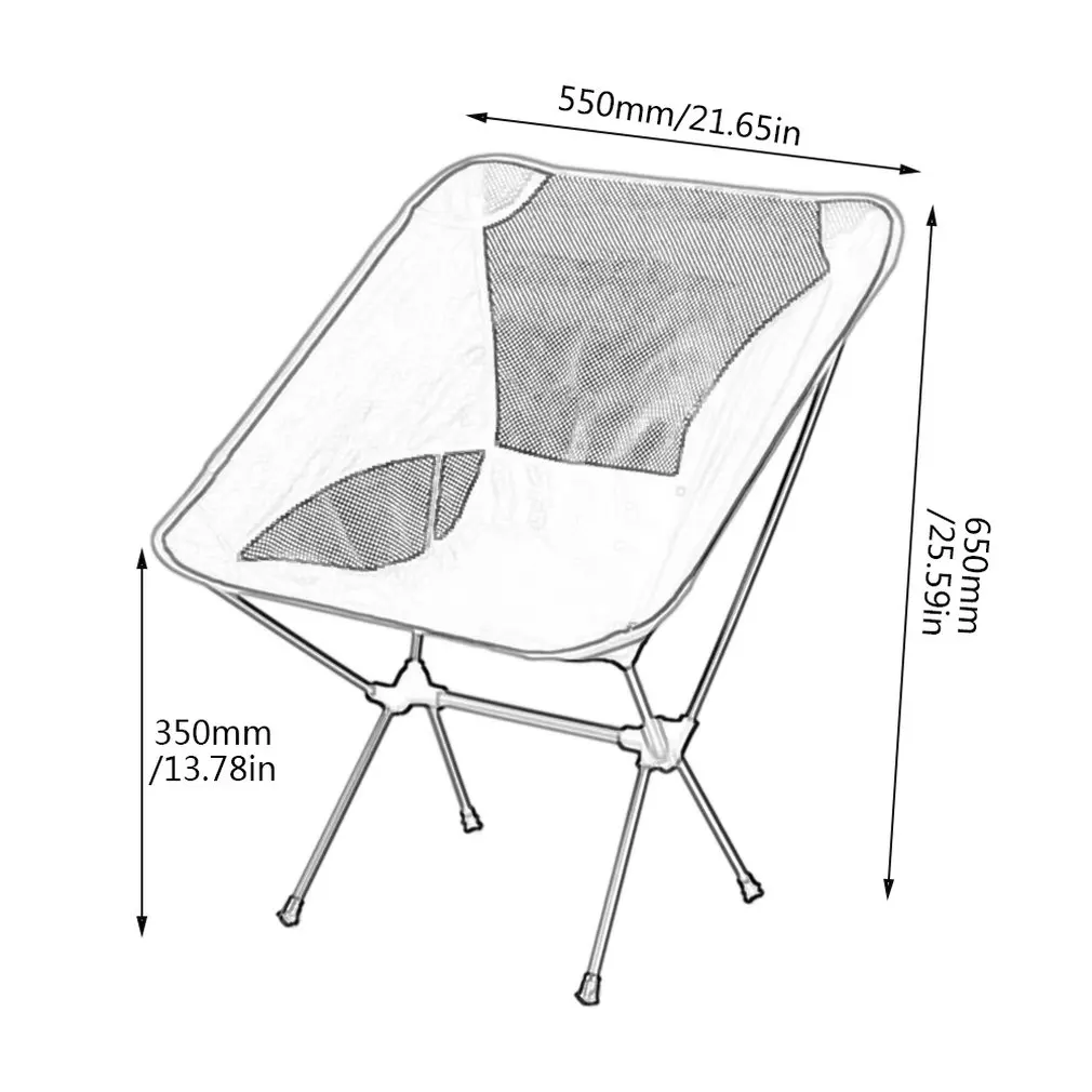 Алюминиевый складной стул для улицы портативное рыболовное кресло пикника |