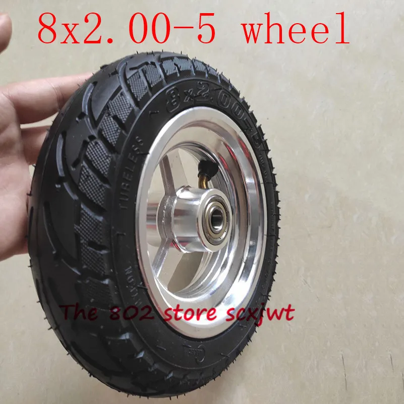 Размер 8x2.00-5 бескамерные колесные шины DIY 8*2 00-5 вакуумное колесо со ступицей из