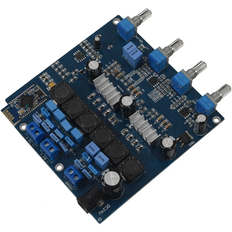 Лучшие предложения TPA3116 2 1 50WX2 + 100 Вт Bluetooth усилитель мощности класса D завершенная